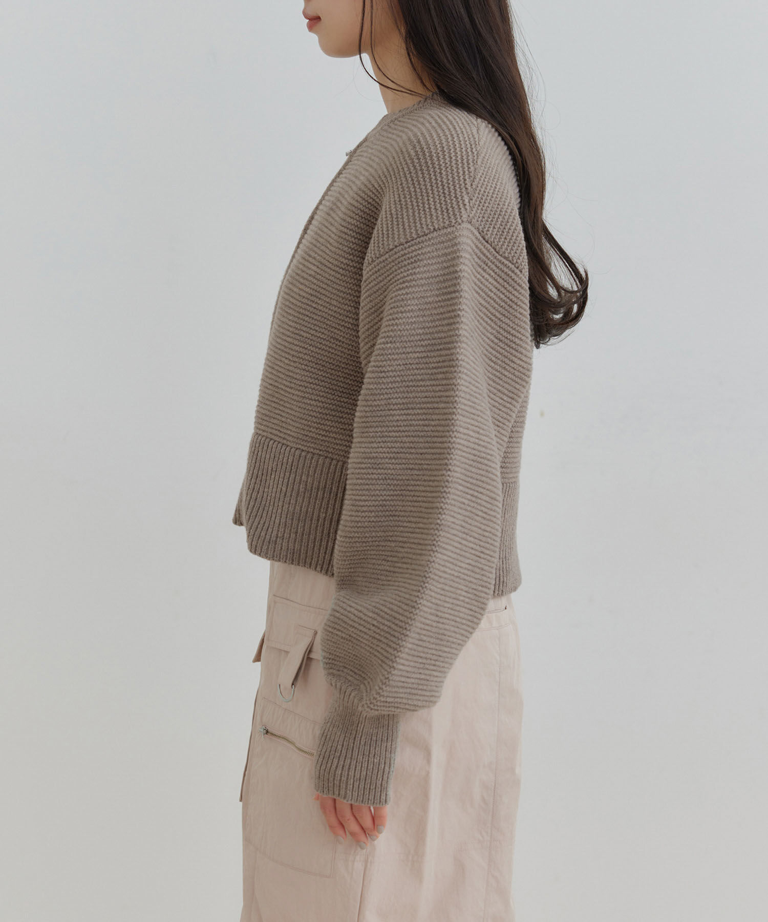 VIS「Wジップニットカーディガン」|カーディガン|