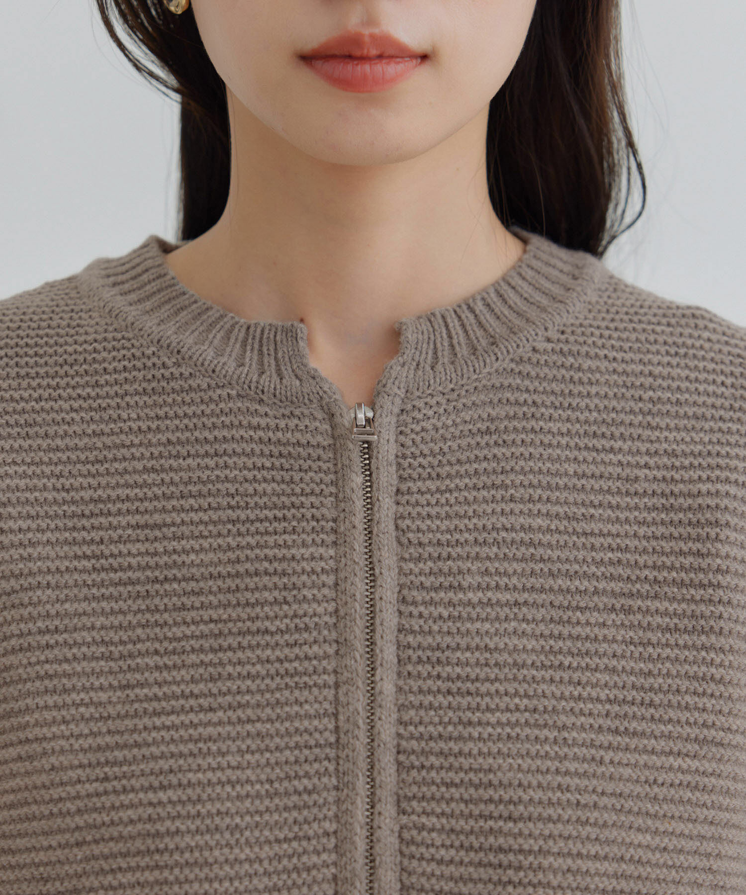 VIS「Wジップニットカーディガン」|カーディガン|