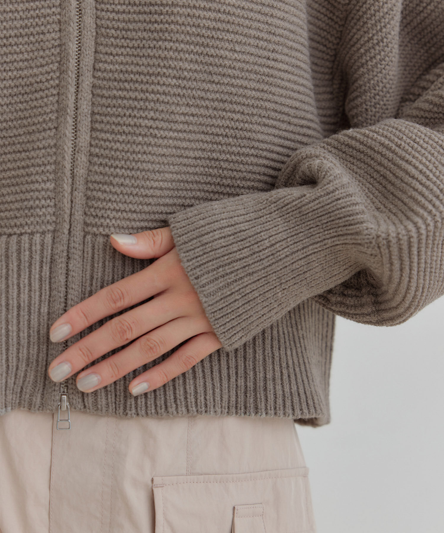 VIS「Wジップニットカーディガン」|カーディガン|