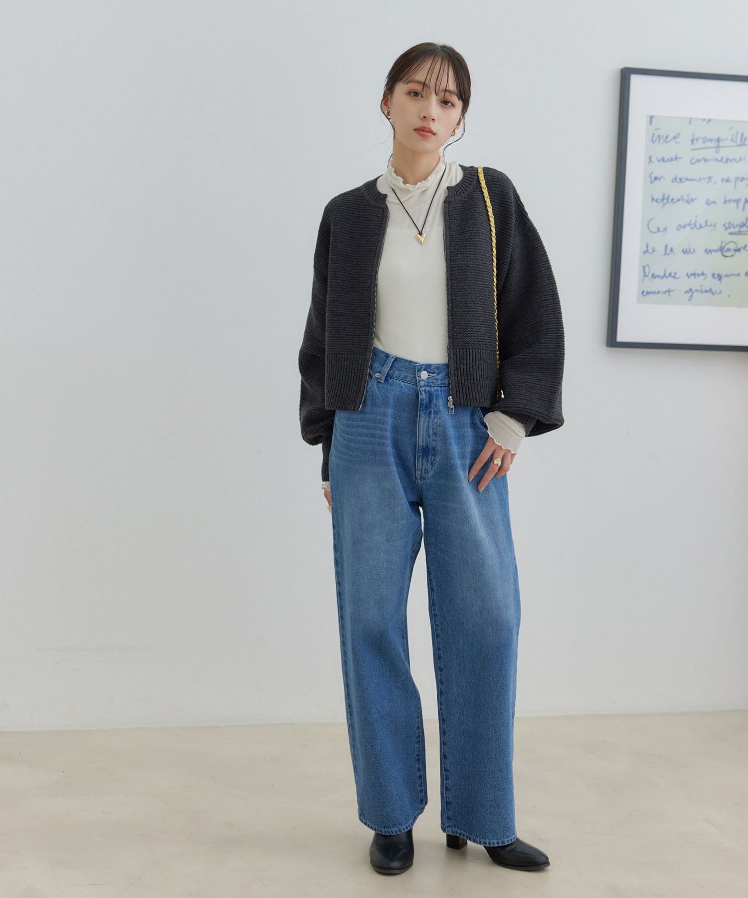 VIS「Wジップニットカーディガン」|カーディガン|