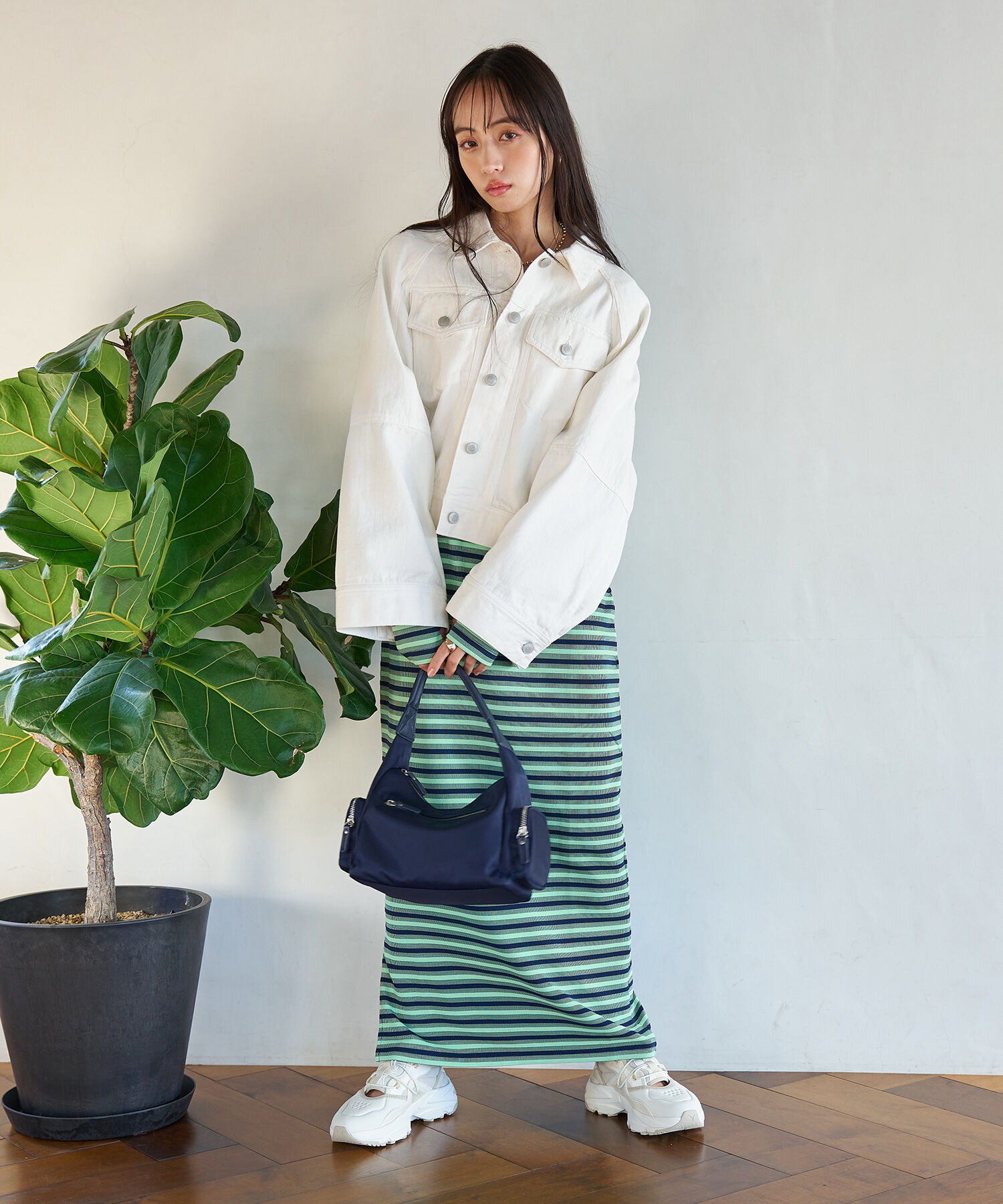 VIS「マシュマロハンドルワンショルダーバッグ」|ハンドバッグ|