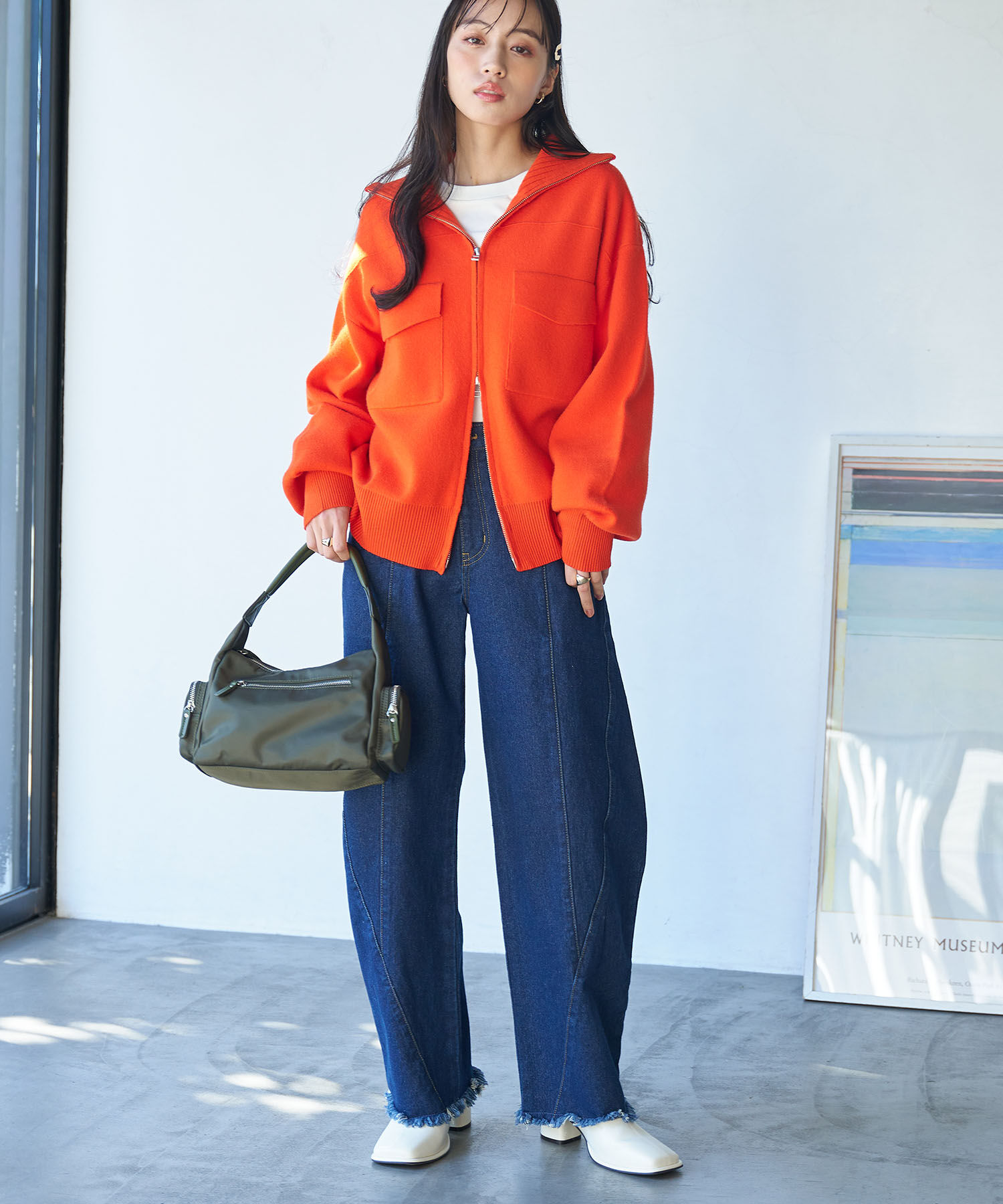 VIS「マシュマロハンドルワンショルダーバッグ」|ハンドバッグ|