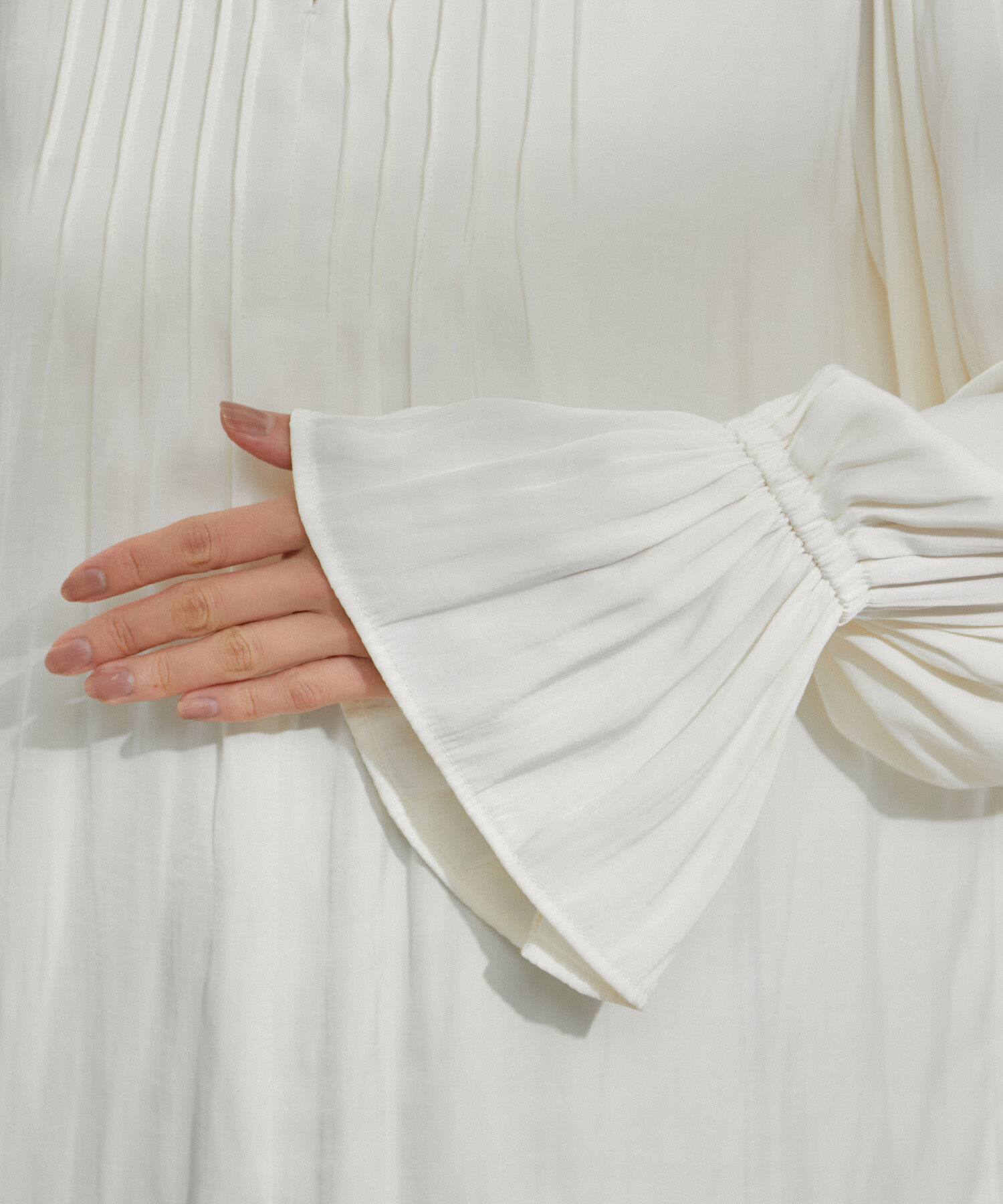 VIS「【前後2WAY】割繊ピンタックブラウス【洗える】」|シャツ・ブラウス|