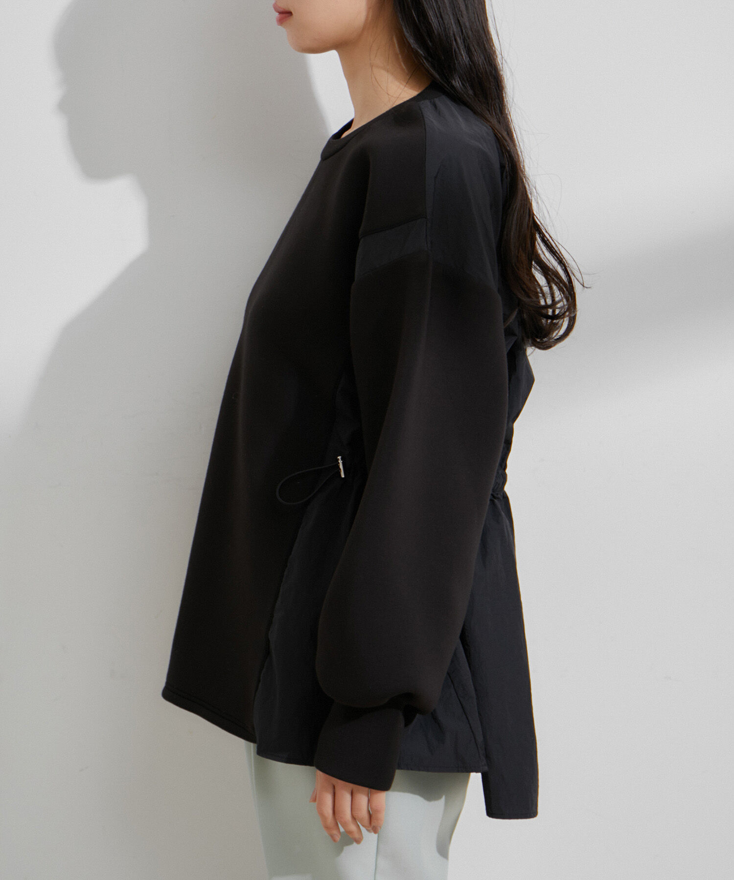 VIS「【スフレタッチシリーズ】ドロストドッキングチュニックプルオーバー」|その他|