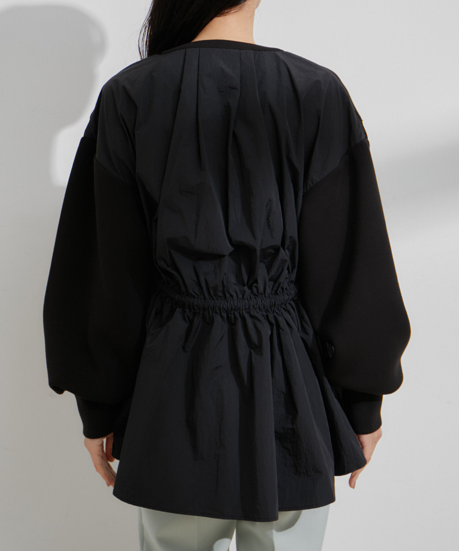 VIS「【スフレタッチシリーズ】ドロストドッキングチュニックプルオーバー」|その他|