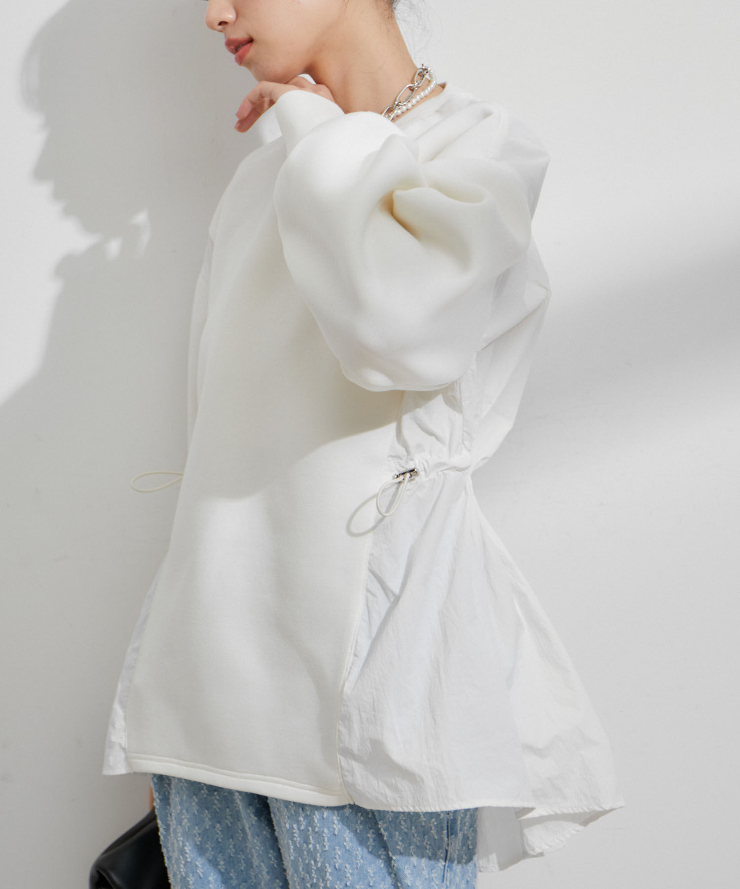 VIS「【スフレタッチシリーズ】ドロストドッキングチュニックプルオーバー」|その他|キナリ(16)