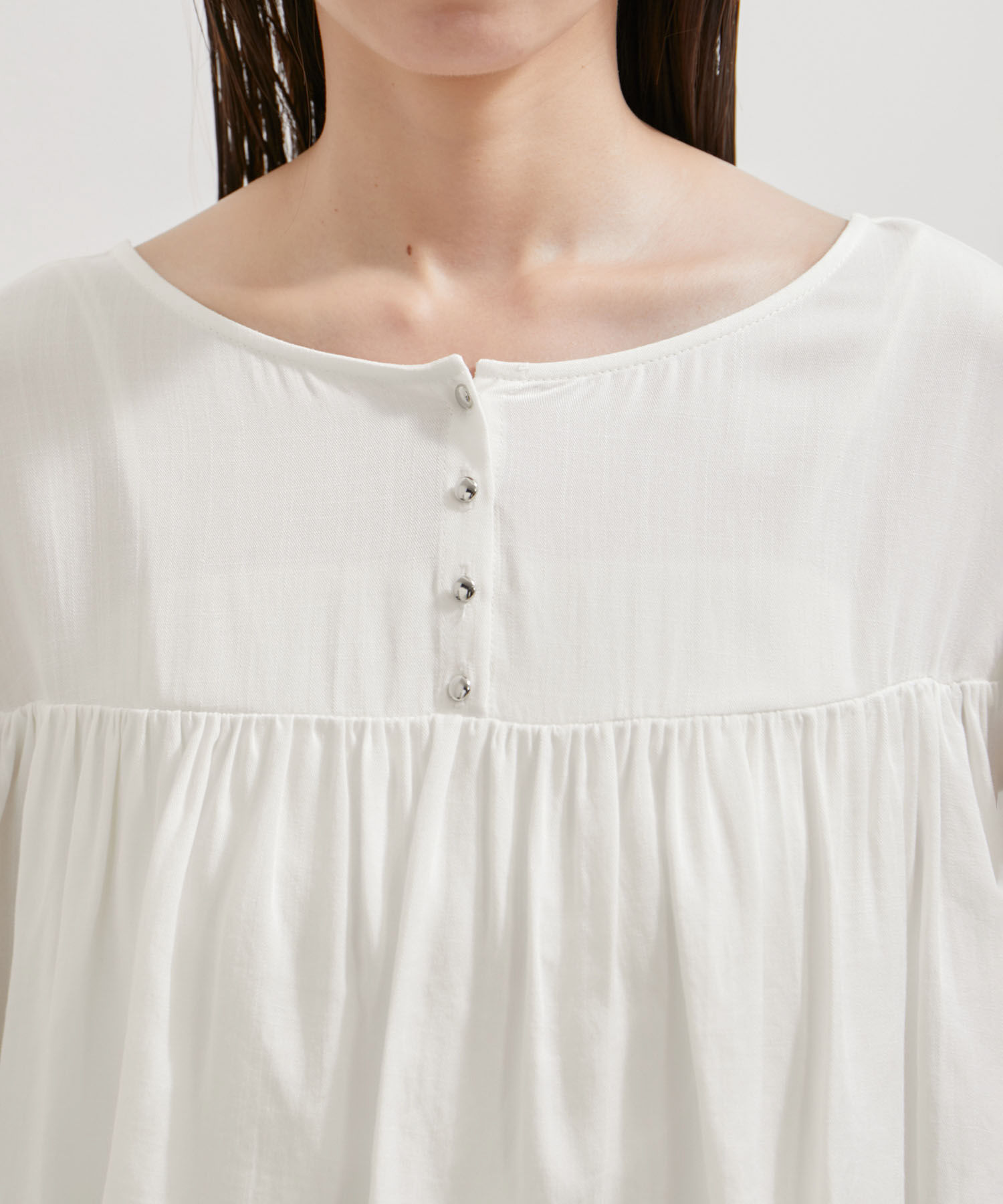 VIS「【前後2WAY】ラッフルブラウス」|シャツ・ブラウス|