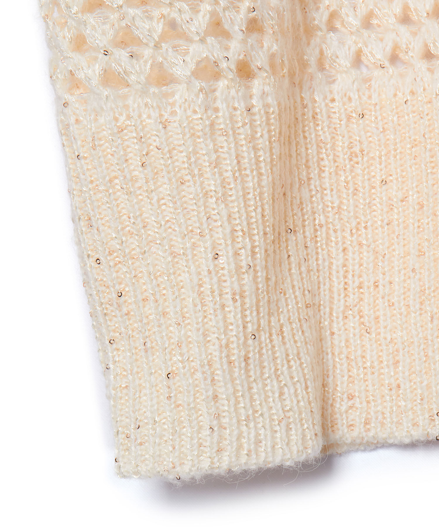 VIS「モヘアライクメッシュスパンコールニットプルオーバー」|ニット・セーター|