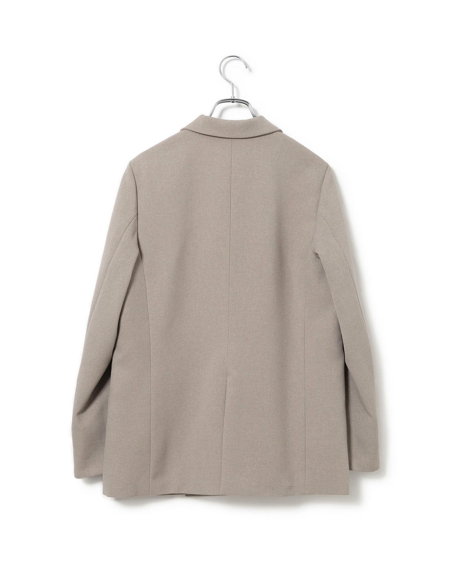 VIS「【美easy】ウーリッシュWブレストテーラードジャケット【洗える】」|テーラードジャケット|