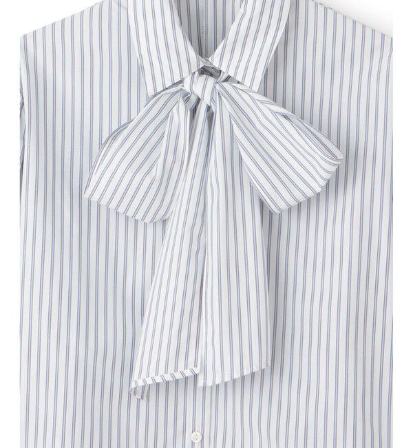 VIS「リボン付きバックシャーリングシャツ」|シャツ・ブラウス|