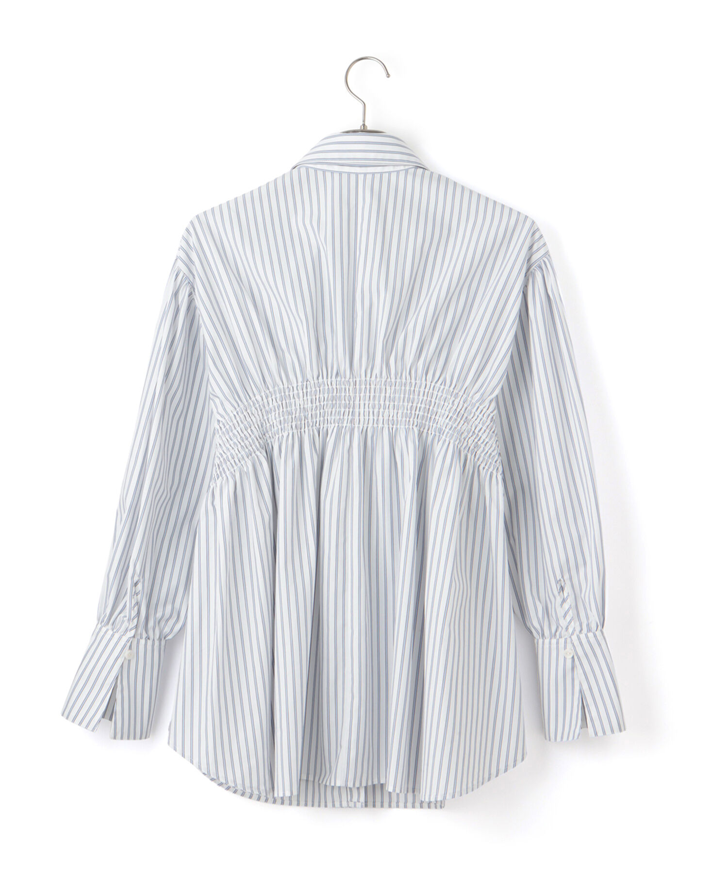 VIS「リボン付きバックシャーリングシャツ」|シャツ・ブラウス|