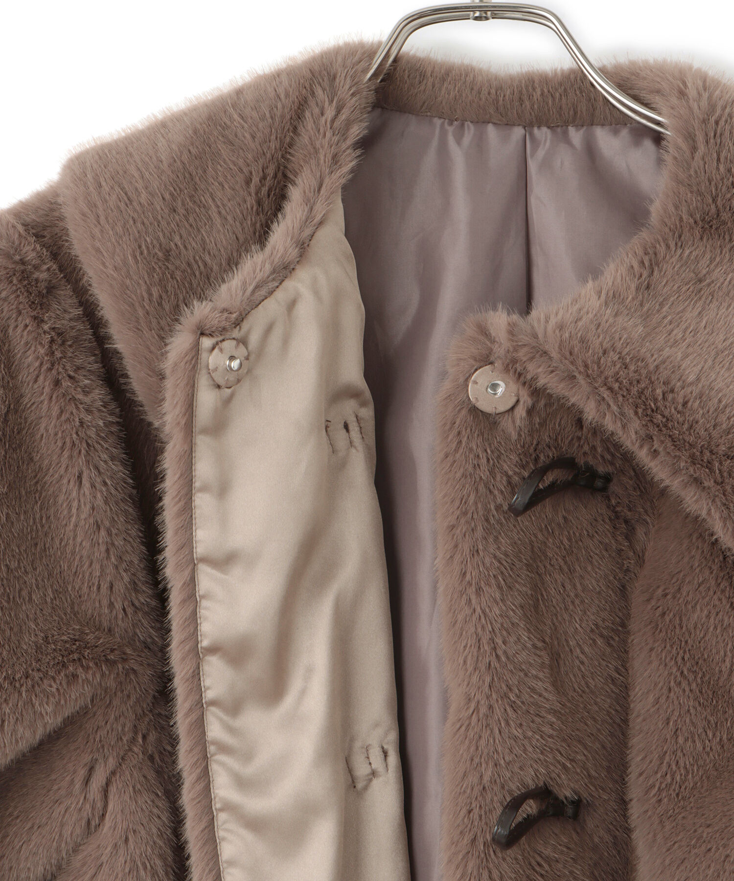 VIS「エコファーダッフルブルゾン」|ダッフルコート|