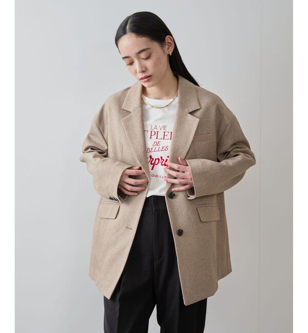 VIS「サマーツイードシングルジャケット」|テーラードジャケット|