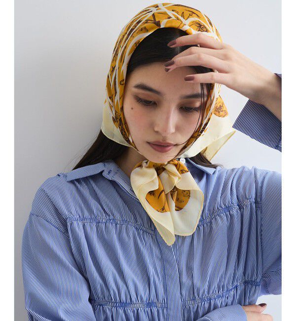 VIS「70&times;70フラワースカーフ」|バンダナ・スカーフ|