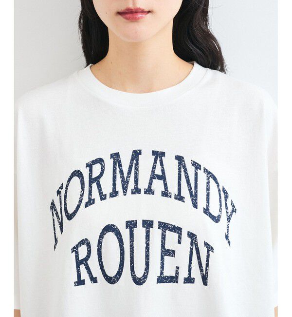 VIS「ピグメント加工プリントビッグTシャツ」|Tシャツ・カットソー|