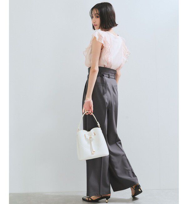 VIS「シアーフリルブラウス」|シャツ・ブラウス|