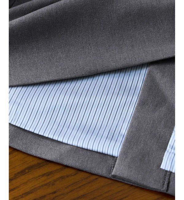 VIS「【美easy】ウーリッシュダブルブレストテーラードジャケット【セットアップ対応/洗える】」|テーラードジャケット|