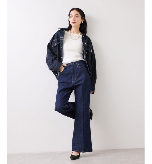 VIS「ボリュームスリーブデニムジャケット」|デニムジャケット|