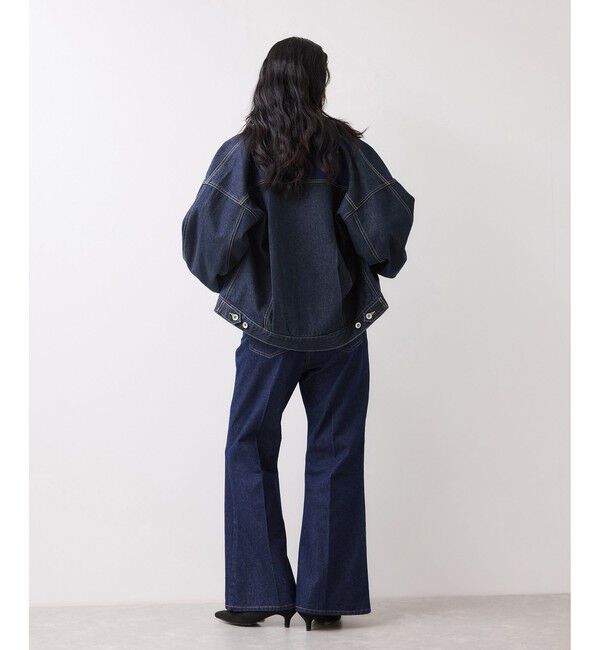 VIS「ボリュームスリーブデニムジャケット」|デニムジャケット|
