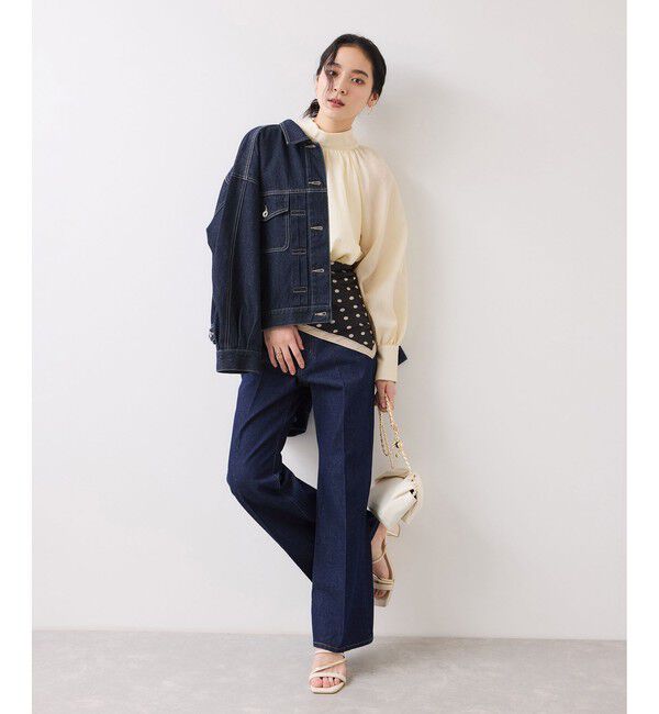 VIS「ボリュームスリーブデニムジャケット」|デニムジャケット|