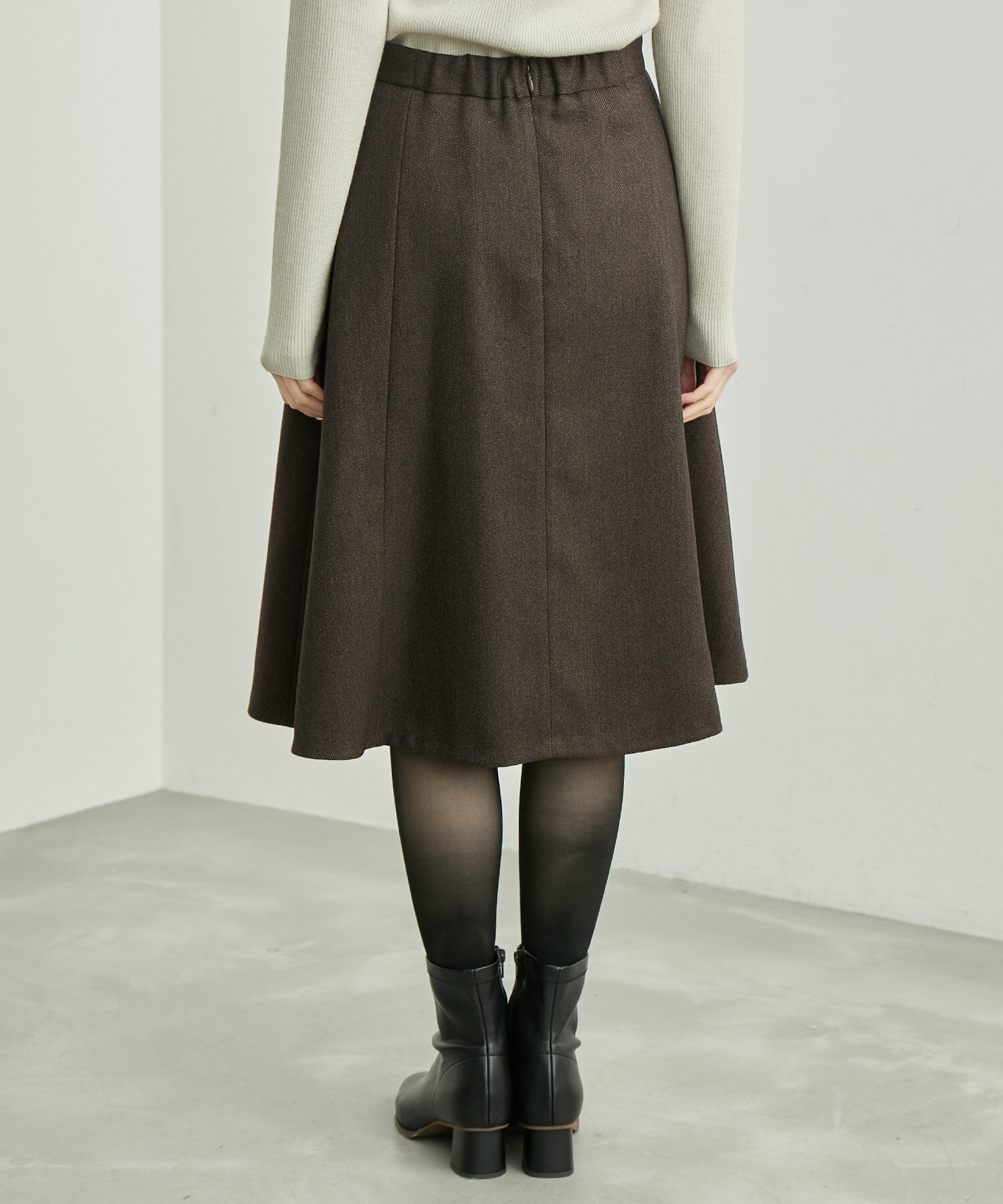 Rope&rsquo;Picnic「セットアップ対応/スリートーンツイードスカート」|スカート|