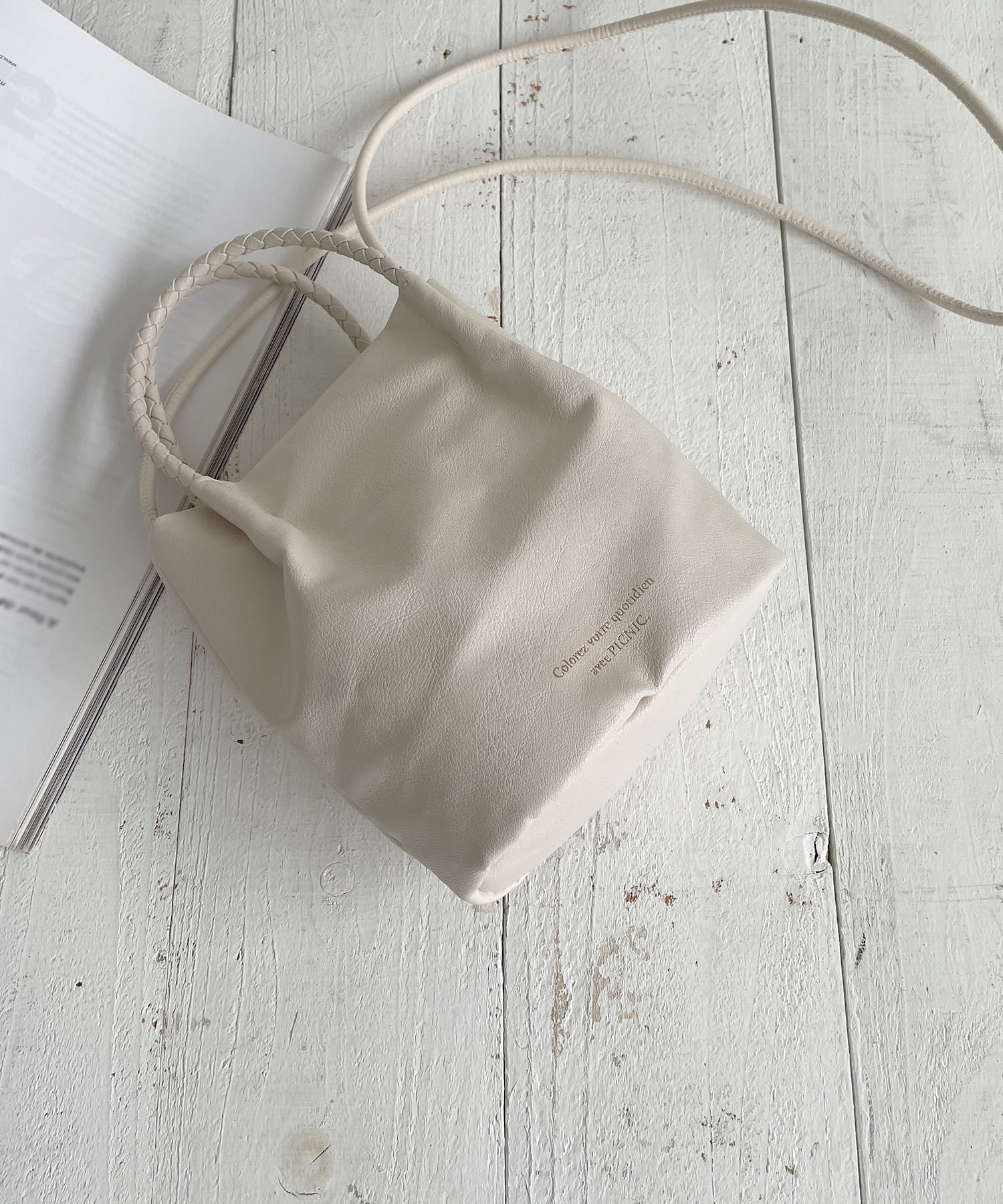 ROPE PICNIC PASSAGE「洗えるメッシュハンドルタックミニショルダーバッグ」|ショルダー・メッセンジャー|キナリ(16)