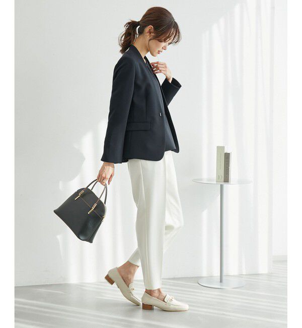 Rope&rsquo;Picnic「【一部店舗限定34-42サイズ】360&deg;ウルトラストレッチ/ノーラペルジャケット」|テーラードジャケット|