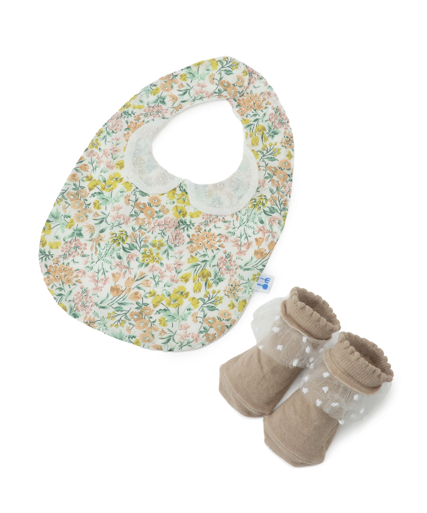 ROPE PICNIC PASSAGE「【BABY】お出掛けスタイ＆ソックスセット」|ギフトセット|