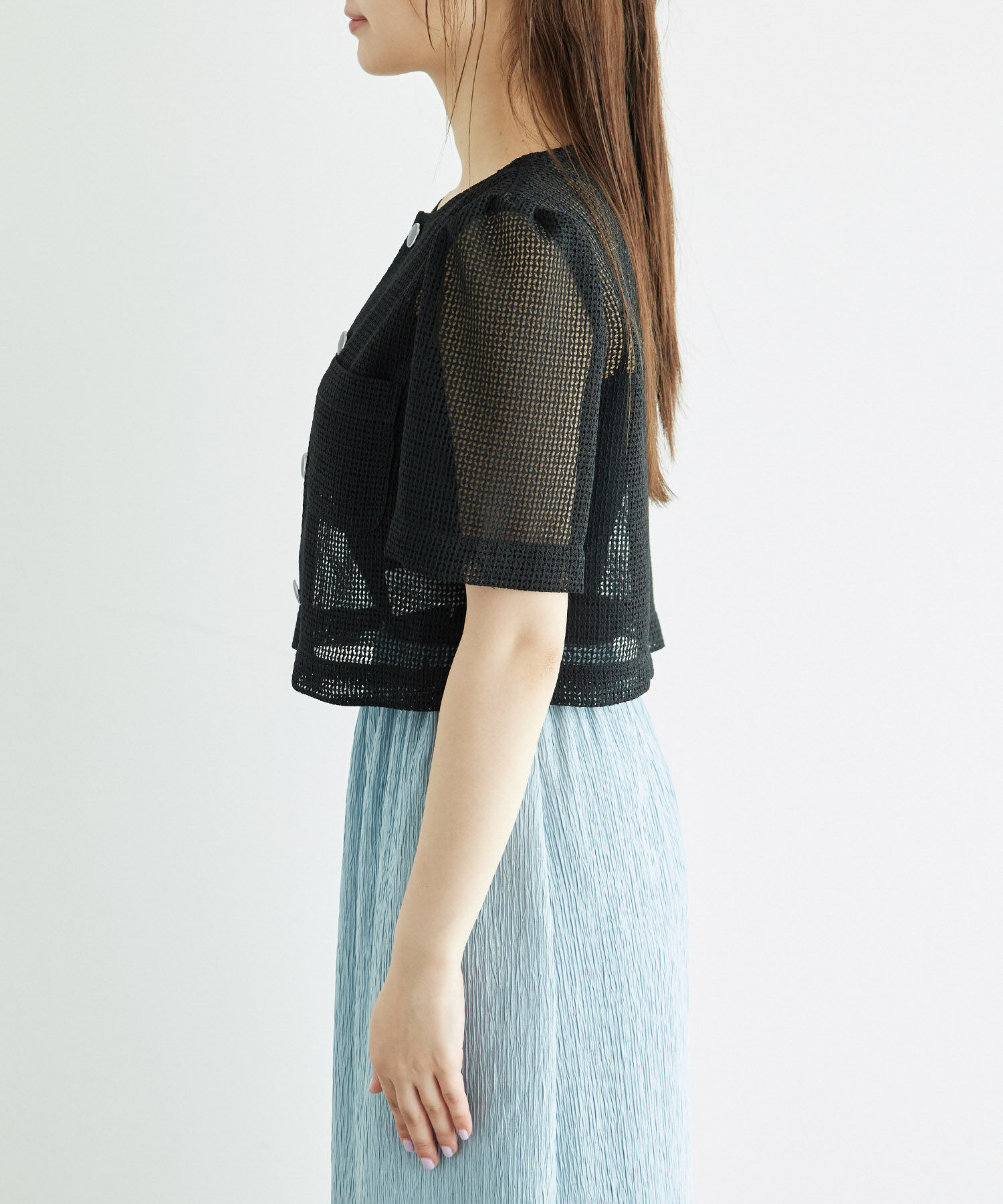 Rope&rsquo;Picnic「【ご好評につき追加生産】カーディジャケット」|ノーカラージャケット|