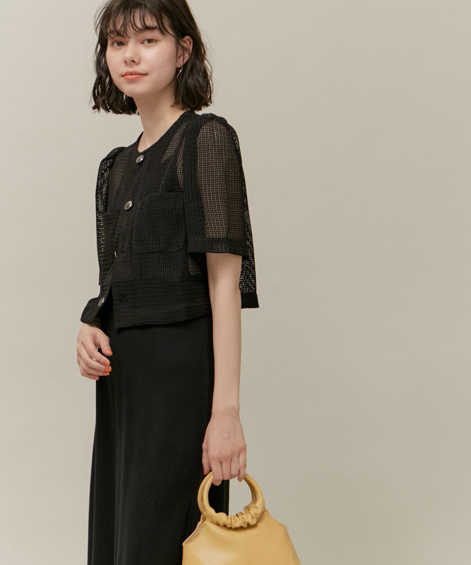 Rope&rsquo;Picnic「【ご好評につき追加生産】カーディジャケット」|ノーカラージャケット|