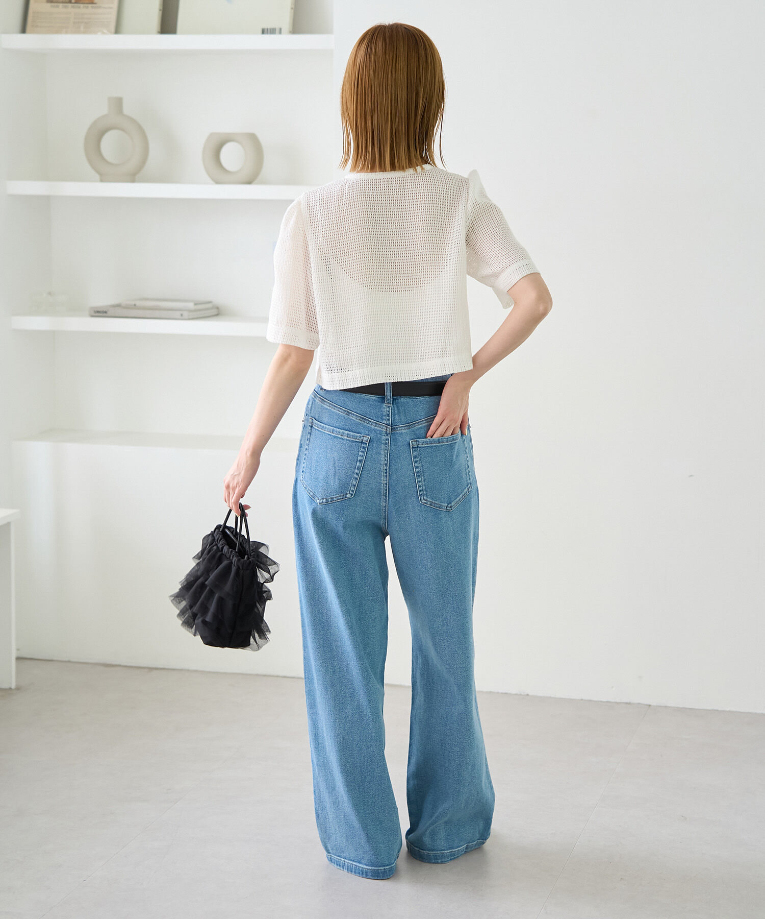 Rope&rsquo;Picnic「【ご好評につき追加生産】カーディジャケット」|ノーカラージャケット|