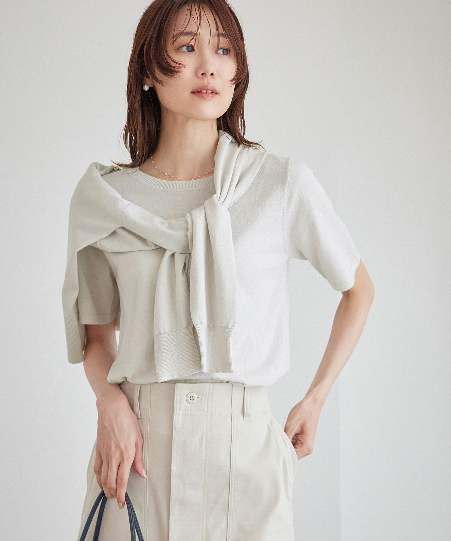 Rope&rsquo;Picnic「総針ニットニットカーディガン」|カーディガン|