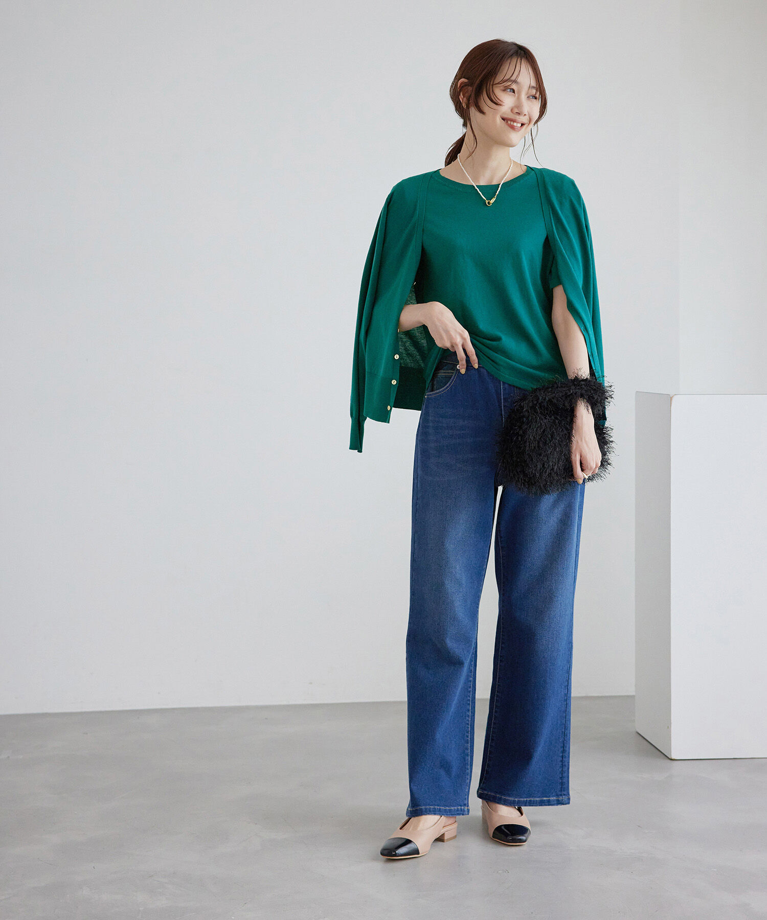 Rope&rsquo;Picnic「総針ニットニットカーディガン」|カーディガン|