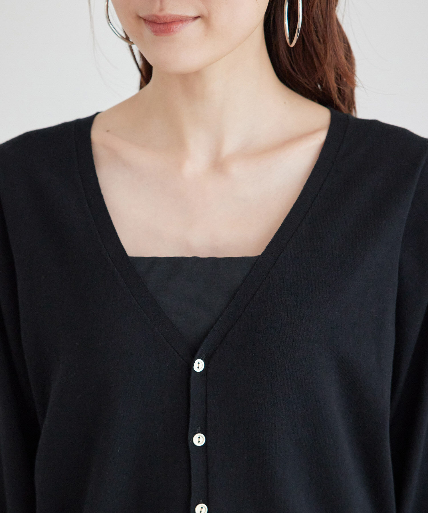 Rope&rsquo;Picnic「総針ニットニットカーディガン」|カーディガン|