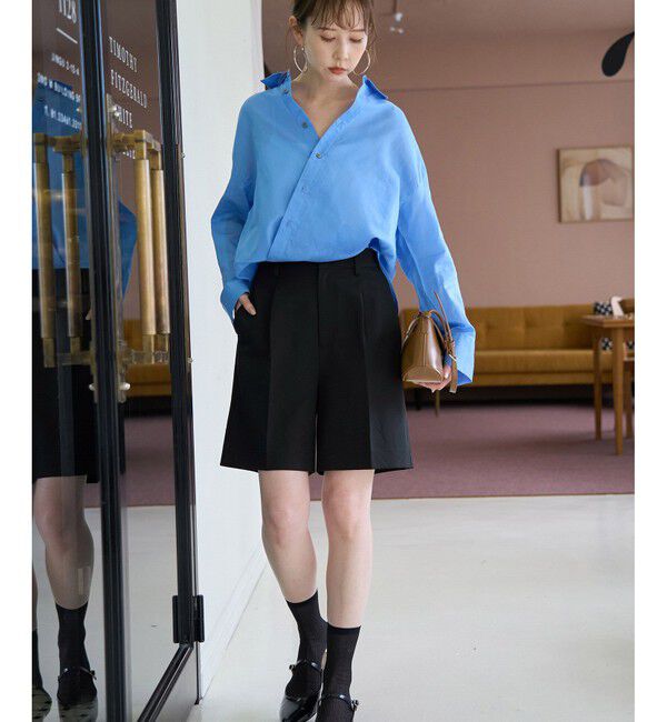 Rope&rsquo;Picnic「ハーフタックパンツ」|チノ|