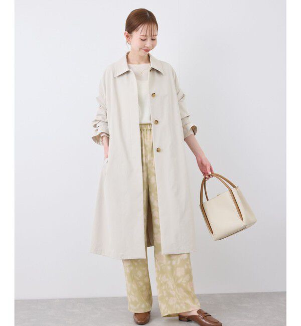 Rope&rsquo;Picnic「フローラルプリントイージーパンツ」|チノ|