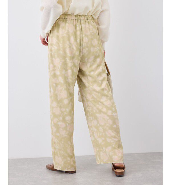 Rope&rsquo;Picnic「フローラルプリントイージーパンツ」|チノ|