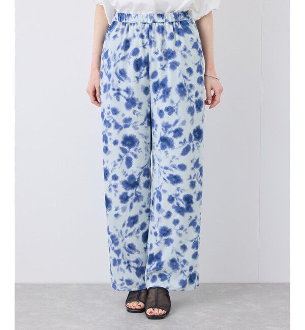 Rope&rsquo;Picnic「フローラルプリントイージーパンツ」|チノ|