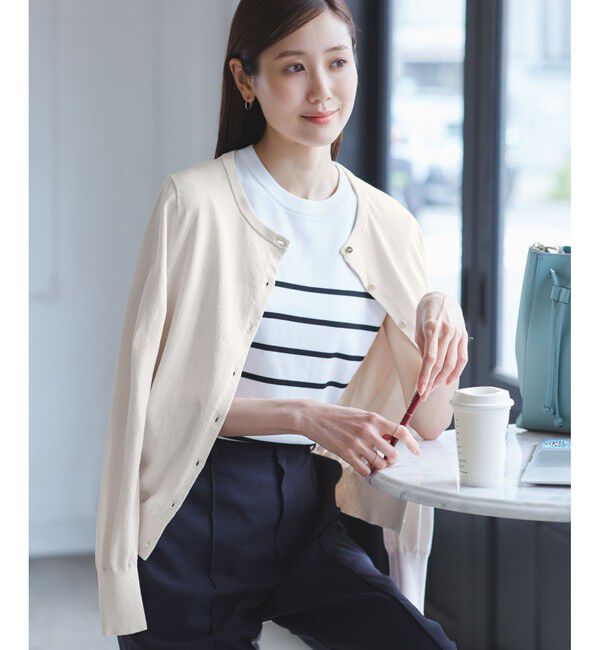 Rope&rsquo;Picnic「【UVカット・吸水速乾・遮熱】Comfort Seriesコンフォートシリーズ/カーディガン」|カーディガン|