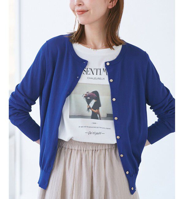 Rope&rsquo;Picnic「【UVカット・吸水速乾・遮熱】Comfort Seriesコンフォートシリーズ/カーディガン」|カーディガン|