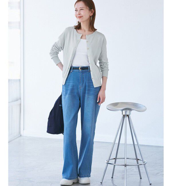 Rope&rsquo;Picnic「【UVカット・吸水速乾・遮熱】Comfort Seriesコンフォートシリーズ/カーディガン」|カーディガン|