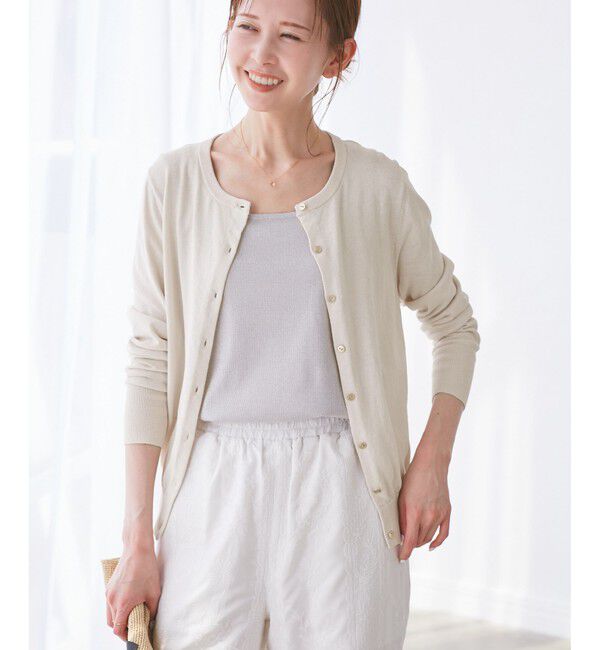 Rope&rsquo;Picnic「【UVカット・吸水速乾・遮熱】Comfort Seriesコンフォートシリーズ/カーディガン」|カーディガン|