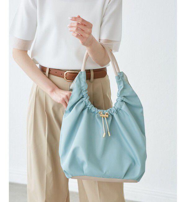 ROPE PICNIC PASSAGE「【撥水加工】ドロストリングギャザートートバッグ」|トートバッグ|
