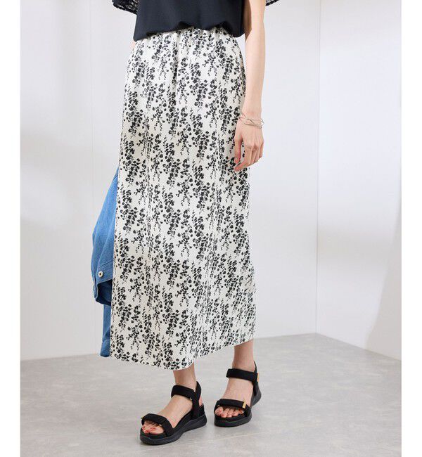 Rope&rsquo;Picnic「フラワープリントスカート/リンクコーデ」|スカート|