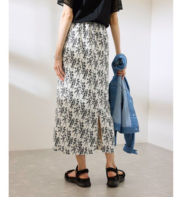 Rope&rsquo;Picnic「フラワープリントスカート/リンクコーデ」|スカート|