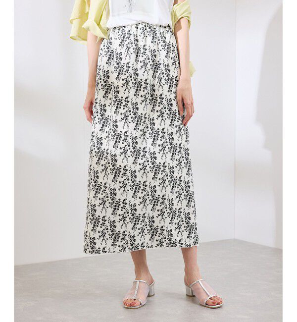 Rope&rsquo;Picnic「フラワープリントスカート/リンクコーデ」|スカート|