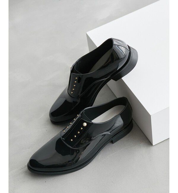 ROPE PICNIC PASSAGE「【TEMPERATE/テンパレイト別注】OMBRE」|レインシューズ|ブラック(01)