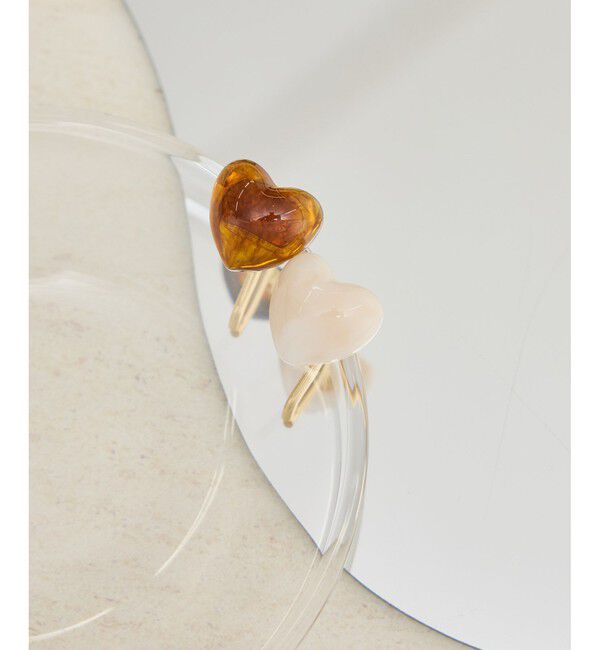 ROPE PICNIC PASSAGE「プチハートヘアカフスセット」|ヘアバンド|