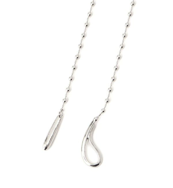 ROPE PICNIC PASSAGE「デザインボールチェーンＹ字ショートネックレス」|ネックレス|