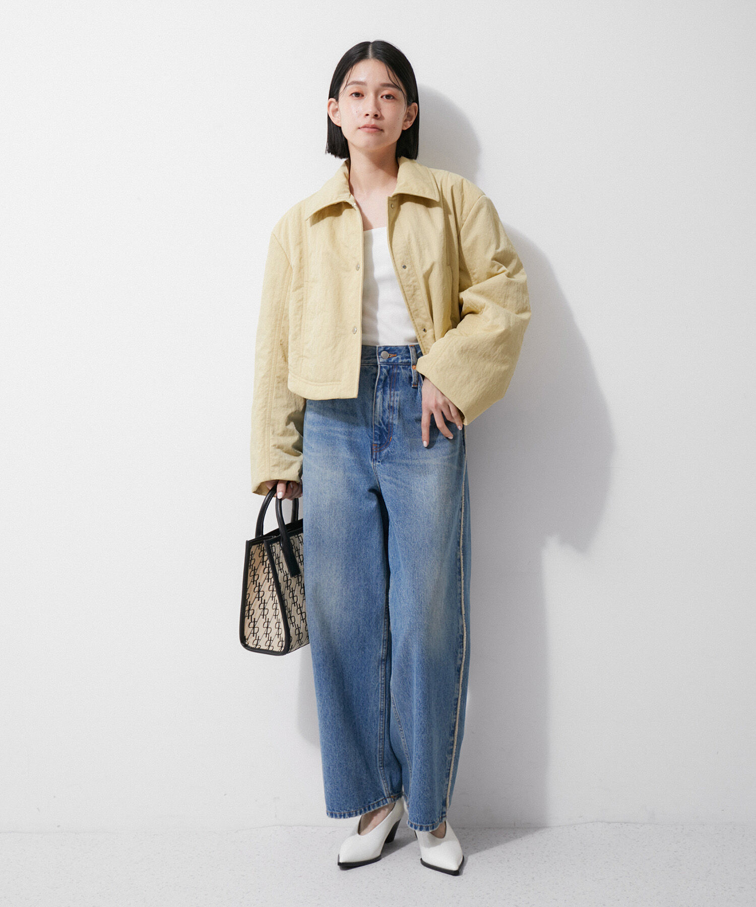 ADAM ET ROPE'「【環境配慮】ショートパディングジャケット」|その他|